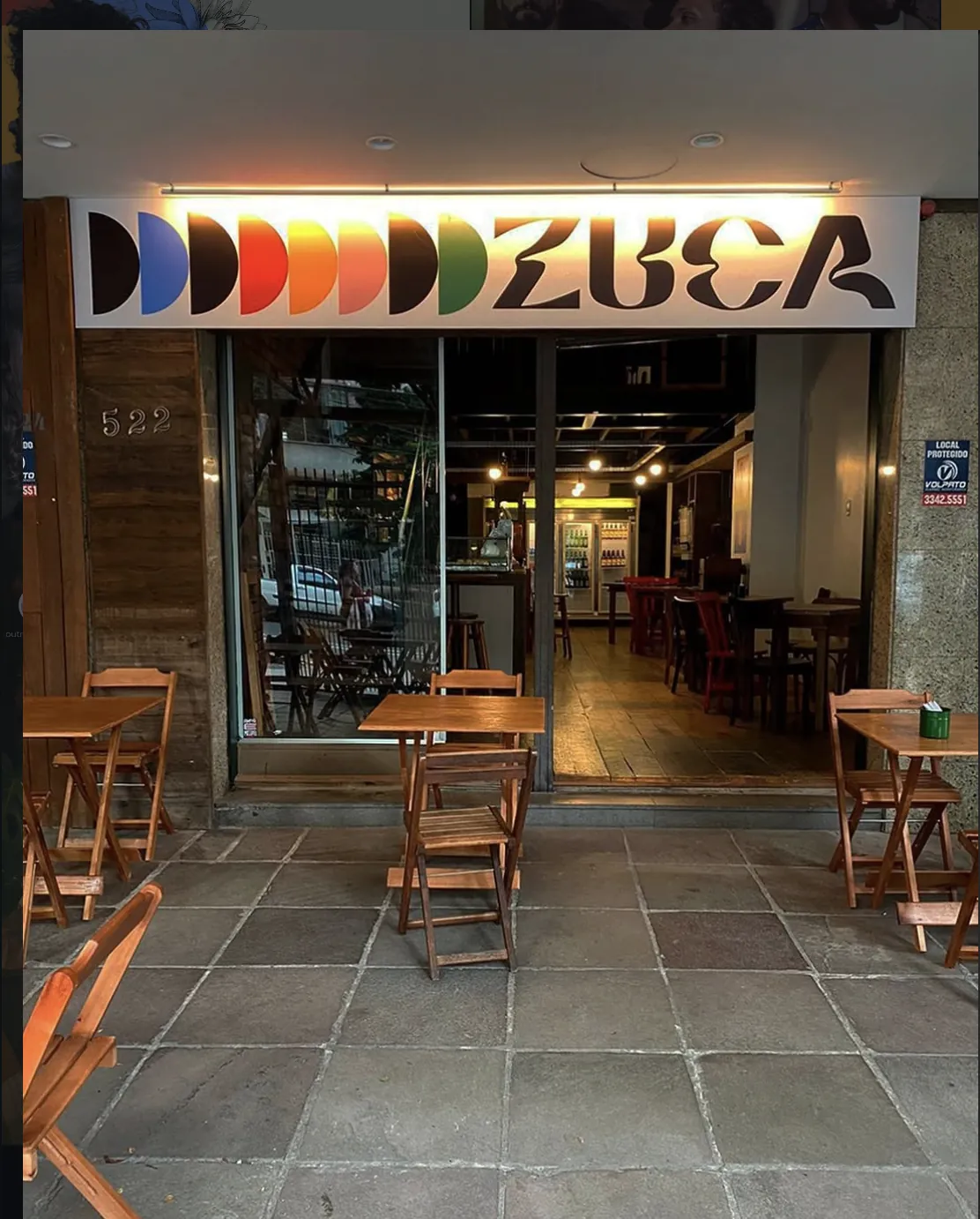 Fachada do ZUCA Gastrobar no Bom Fim